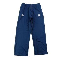Second life - Spodnie dresowe męskie NCAA Rice Climawarm granatowe - Jak nowy. Niebieskie spodnie sportowe męskie Adidas, z dresówki. Za 106.46 zł.