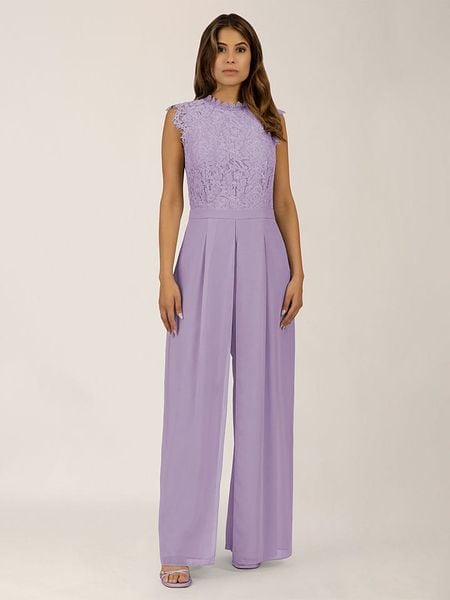 APART Kombinezon w kolorze lawendowym rozmiar: 42. Różowe kombinezony damskie Apart, bez wzorów, z koronki, bez kołnierzyka, bez ramiączek. Za 367.22 zł.