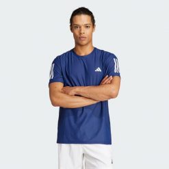 Koszulka Own the Run. Zielone t-shirty sportowe męskie Adidas, s, z materiału, bez ramiączek, do biegania. Za 149.00 zł.