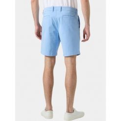 Szorty męskie Helly Hansen Bryggen. Niebieskie szorty męskie Helly Hansen, bez kołnierzyka. Za 309.00 zł.