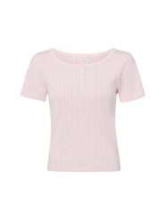 Marie Lund Koszulka Kobiety Bawełna różowy, XS. Czerwone t-shirty damskie Marie Lund, xs, bez wzorów, z bawełny, bez kołnierzyka. Za 99.95 zł.