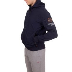 Kurtka męska Napapijri A-Melville. Niebieskie kurtki męskie Napapijri, m, bez wzorów, bez kaptura. Za 689.99 zł.