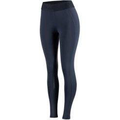 Legging Kombinezon jeździecki z pełnym dołem i silikonem dla kobiet Horze Madiso. Niebieskie kombinezony damskie HORZE, na lato, m, bez wzorów, z dzianiny, bez kołnierzyka, bez ramiączek. Za 211.50 zł.