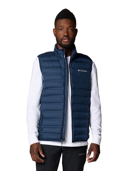 Columbia Kamizelka pikowana "Lake 22 II" w kolorze granatowym rozmiar: XXL. Niebieskie kamizelki męskie Columbia, xxl. Za 166.10 zł.