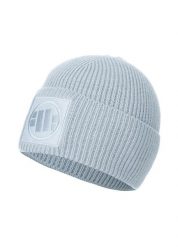 Czapka męska Pitbull zimowa Velcro Logo. Niebieskie czapki męskie PITBULL, na zimę, z aplikacjami, z dzianiny. Za 59.00 zł.