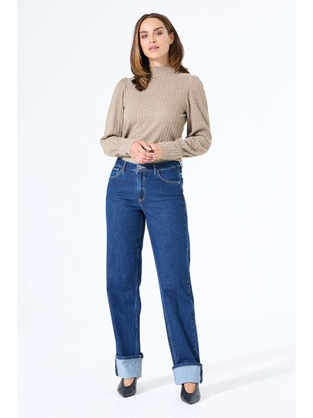 Garcia Bluzka w kolorze szarobrązowym rozmiar: XS. Szare bluzki damskie Garcia, xs, bez wzorów, z koronki, bez kołnierzyka, bez ramiączek. Za 83.03 zł.