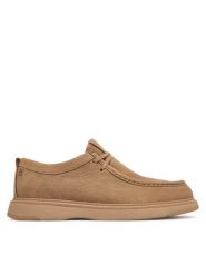 Tommy Hilfiger Półbuty Comfort Nubuck Moc Toe Shoe FM0FM05975 Beżowy. Brązowe półbuty męskie Tommy Hilfiger, z nubiku, bez zapięcia. Za 649.99 zł.