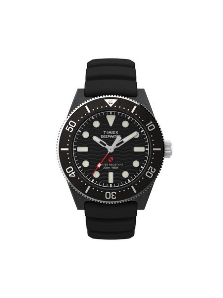 Timex Zegarek Deepwater Reef 200 XCF TW2Y02200 Czarny. Czarne, analogowe zegarki męskie Timex. Za 899.99 zł.