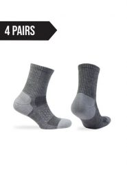 Norfolk Skarpety funkcyjne (4 pary) w kolorze szarym rozmiar: 39-42. Szare skarpetki męskie Norfolk, bez wzorów, z materiału. Za 114.17 zł.