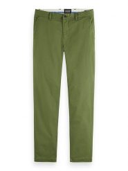 Scotch & Soda Spodnie chino w kolorze oliwkowym rozmiar: W31/L34. Brązowe spodnie materiałowe męskie Scotch & Soda, bez wzorów. Za 136.45 zł.