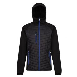 Męska Pikowana Kurtka Hybrydowa Navigate. Czarne kurtki męskie Regatta, m, bez wzorów, z puchu, sportowe, bez kaptura. Za 250.99 zł.