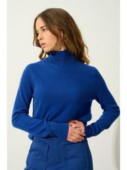 AUTHENTIC CASHMERE Kaszmirowy sweter "Eileen" w kolorze granatowym rozmiar: L. Niebieskie golfy damskie AUTHENTIC CASHMERE, l, bez wzorów, z kaszmiru, bez ramiączek. Za 289.88 zł.