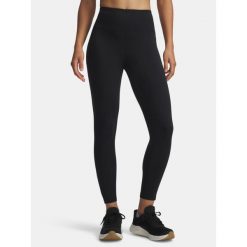 Legginsy damskie Under Armour Motion Mesh Ankle. Czarne legginsy damskie Under Armour, bez wzorów, z meshu, na fitness i siłownię. Za 169.99 zł.