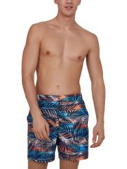 Speedo Szorty kąpielowe "Vintage Paradise" w kolorze niebieskim ze wzorem rozmiar: XL. Niebieskie szorty sportowe męskie Speedo, xl, z materiału, outdoorowe. Za 126.75 zł.
