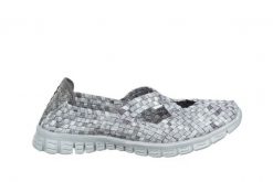 Półbuty Rock Carioca X Bluewhale 032050, Szary, Materiał - 38. Szare półbuty damskie Rock Spring, bez wzorów, z materiału, rockowe, bez obcasa. W wyprzedaży za 164.99 zł.