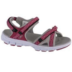 Sandały damskie, Almaak Hiking Sandal. Czarne obuwie trekkingowe damskie CMP, bez wzorów, z gumy, bez obcasa. Za 146.99 zł.