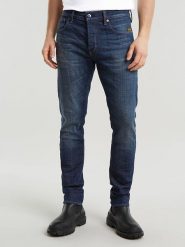 G-Star Dżinsy - Slim fit - w kolorze granatowym rozmiar: W29/L32. Niebieskie jeansy męskie G-Star. Za 210.81 zł.