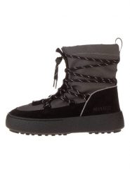 Moon Boot Botki zimowe "Mtrack" w kolorze szaro-czarnym rozmiar: 41. Czarne buty zimowe męskie Moon Boot, na zimę, bez zapięcia. Za 426.06 zł.