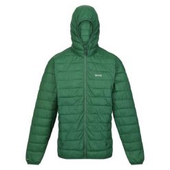 Męska Kurtka Pikowana Z Kapturem + Worek Hillpack. Zielone kurtki męskie Regatta, m, bez wzorów, sportowe, z kapturem. Za 115.99 zł.