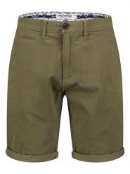 Geographical Norway Bermudy "Pacome" w kolorze khaki rozmiar: M. Brązowe szorty męskie Geographical Norway, bez wzorów, z bawełny, klasyczne. Za 92.42 zł.