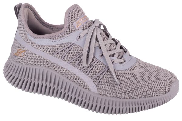 Buty do chodzenia damskie Skechers Bobs Geo-new Aesthetics. Fioletowe buty sportowe na co dzień damskie Skechers, bez wzorów, z materiału, trekkingowe. Za 229.99 zł.