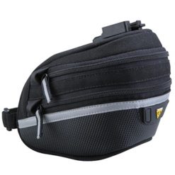 Torba na siodło Topeak Wedge Pack II-Large. Czarne torebki klasyczne damskie Topeak, bez wzorów, bez dodatków. Za 164.49 zł.