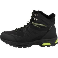 Buty zimowe Hi Tec BLACK LIME JACKDAW WP INSULATED WODOODPORNE OCIEPLANE. Czarne buty trekkingowe męskie Hi-tec, na zimę, bez zapięcia, trekkingowe. W wyprzedaży za 349.00 zł.