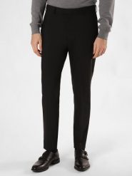 Strellson spodnie od garnituru modułowego Mężczyźni Slim Fit Sztuczne włókno czarny, 94. Czarne spodnie materiałowe męskie Strellson, z materiału. Za 629.95 zł.