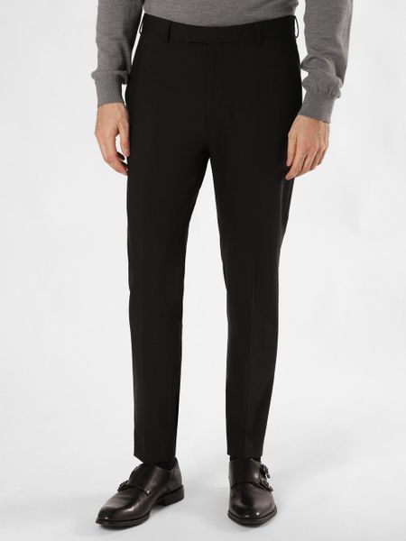 Strellson spodnie od garnituru modułowego Mężczyźni Slim Fit Sztuczne włókno czarny, 94. Czarne spodnie materiałowe męskie Strellson, z materiału. Za 629.95 zł.