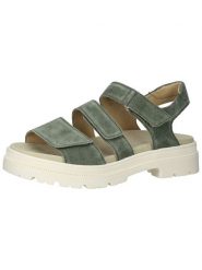 Ara Shoes Skórzane sandały w kolorze zielonym rozmiar: 40. Zielone sandały damskie Ara Shoes, bez wzorów, bez obcasa. Za 272.31 zł.