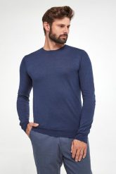 Sweter męski z jedwabiem LIU JO. Swetry męskie Liu Jo, l, bez wzorów, bez kołnierzyka. W wyprzedaży za 353.40 zł.