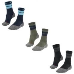 Skarpetki Falke TK Stabilizing. Niebieskie skarpetki męskie Falke, bez wzorów, z elastanu. Za 168.50 zł.