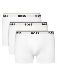 BOSS Komplet bokserek 50475282 Biały. Białe bokserki męskie Boss, bez wzorów, z bawełny. Za 209.99 zł.