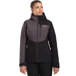 Damska kurtka narciarska Kilpi FLIP-W. Czarne kurtki narciarskie i snowboardowe damskie Kilpi, m, bez wzorów, z materiału, z kapturem, do biegania. Za 546.50 zł.