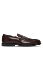 Calvin Klein Półbuty Ess Rubber Penny Loafer Pol Lth HM0HM02025 Brązowy. Brązowe buty wizytowe męskie CALVIN KLEIN, ze skóry, bez zapięcia. Za 569.99 zł.