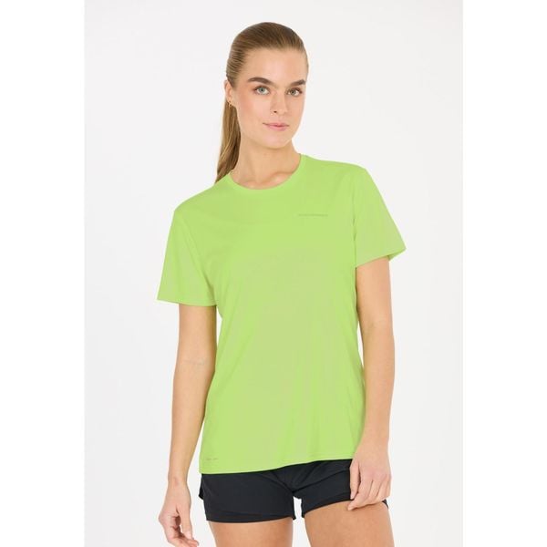 Koszulka treningowa damska Endurance Keily. Zielone bluzki damskie Endurance, bez wzorów, sportowe, bez kołnierzyka, bez ramiączek. Za 59.99 zł.