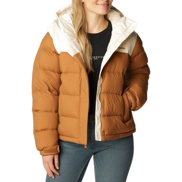 Kurtka puchowa damska Columbia Bulo Point II Down. Brązowe kurtki damskie Columbia, xl, bez wzorów, z puchu, bez kaptura. Za 809.99 zł.