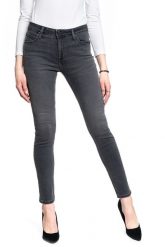 DAMSKIE SPODNIE JEANSOWE LEE ELLY BLACK FLOW L305CPRW 112105969. Czarne spodnie materiałowe damskie Lee, bez wzorów, z jeansu. Za 199.99 zł.