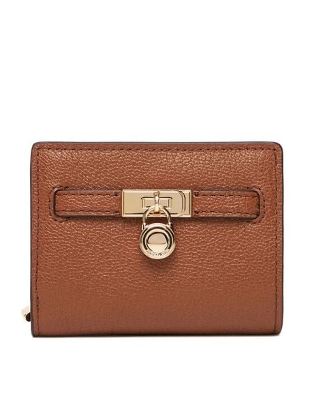 MICHAEL Michael Kors Portfel 32F5GNXD1L Brązowy. Brązowe portfele damskie MICHAEL Michael Kors, bez wzorów, ze skóry. Za 329.99 zł.