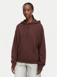HUGO Bluza Delfinia 50522423 Brązowy Regular Fit. Brązowe bluzy bez kaptura damskie Hugo, l, z bawełny. Za 554.99 zł.