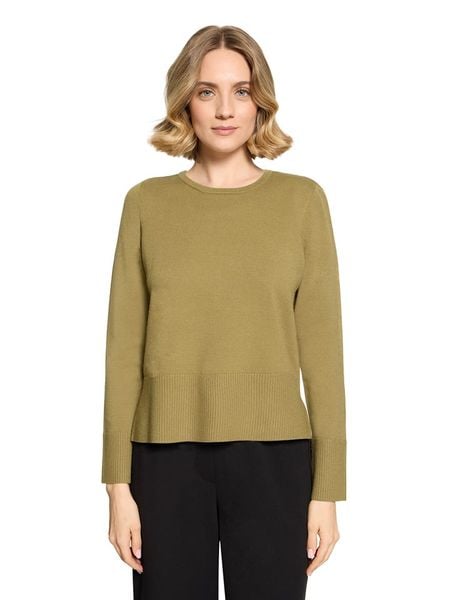 Betty Barclay Sweter w kolorze oliwkowym rozmiar: 38. Zielone swetry klasyczne damskie Betty Barclay, bez kołnierzyka. Za 204.95 zł.