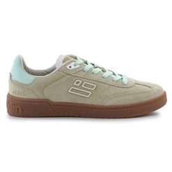 Buty D.Franklin Rebel Basic Flag DFSH387005-LIME zielone. Zielone buty sportowe na co dzień damskie bez wzorów, z materiału. Za 435.61 zł.
