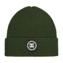 Czapka DC Shoes. Zielone czapki męskie DC Shoes, na zimę, bez wzorów. Za 69.99 zł.