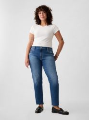GAP Dżinsy - Regular fit - w kolorze niebieskim rozmiar: W33. Niebieskie jeansy damskie GAP, z podwyższonym stanem. Za 149.31 zł.