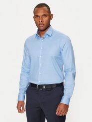 Calvin Klein Koszula K10K112946 Niebieski Slim Fit. Niebieskie koszule męskie CALVIN KLEIN, m, bez wzorów, z bawełny, bez kołnierzyka, bez ramiączek. Za 279.99 zł.