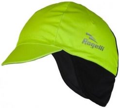 Czapka pod kask softshell Rogelli PROTTETIVO. Żółte czapki męskie Rogelli, bez wzorów, z elastanu. Za 94.95 zł.