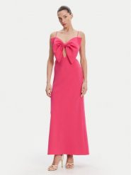 BARDOT Sukienka wieczorowa Paula Bow 59621DB Różowy Regular Fit. Czerwone sukienki damskie BARDOT, bez wzorów, z syntetyku, wizytowe, bez kołnierzyka, bez ramiączek. Za 449.99 zł.