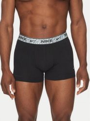 Nike Komplet bokserek 0000KE1008 Czarny. Czarne bokserki męskie Nike, bez wzorów, z bawełny. Za 169.99 zł.