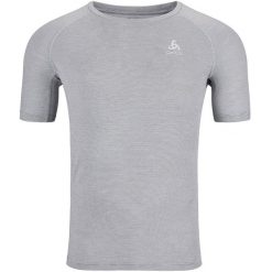 Koszulka biegowa męska Odlo X-Alp PW 115 T-Shirt Crew Neck. Szare t-shirty męskie Odlo, m, bez wzorów, bez kołnierzyka. Za 266.99 zł.