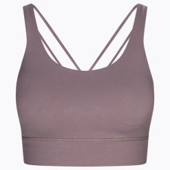 Biustonosz treningowy Moonholi Dream beżowy SKU-243-sx. Brązowe biustonosze sportowe damskie MOONHOLI, bez wzorów, z materiału. Za 99.99 zł.